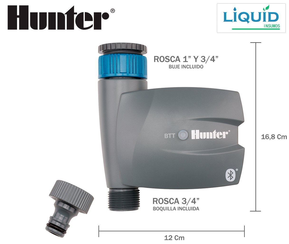 Programador de canilla Hunter BTT detalle